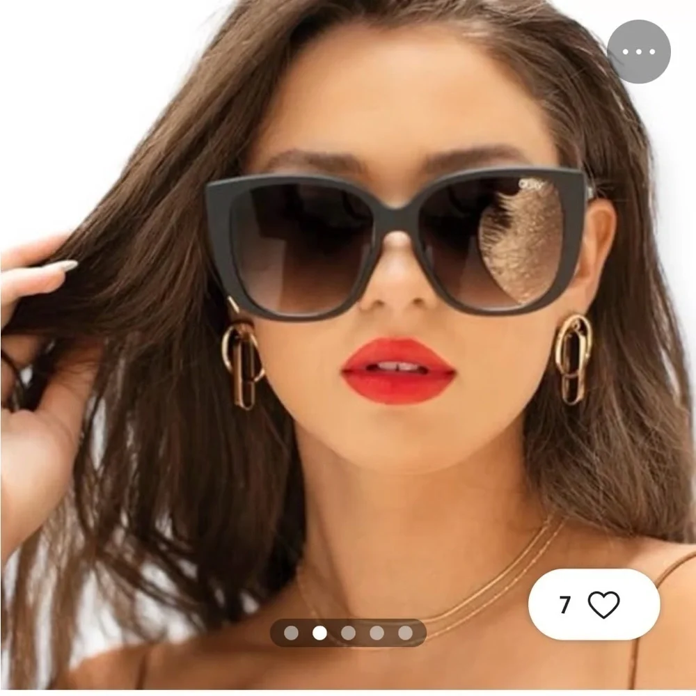 Quay Ever After Sunglasses (Matte Blk / Fade) NEW